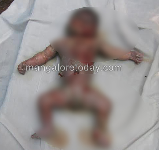 New born baby found  in well 1